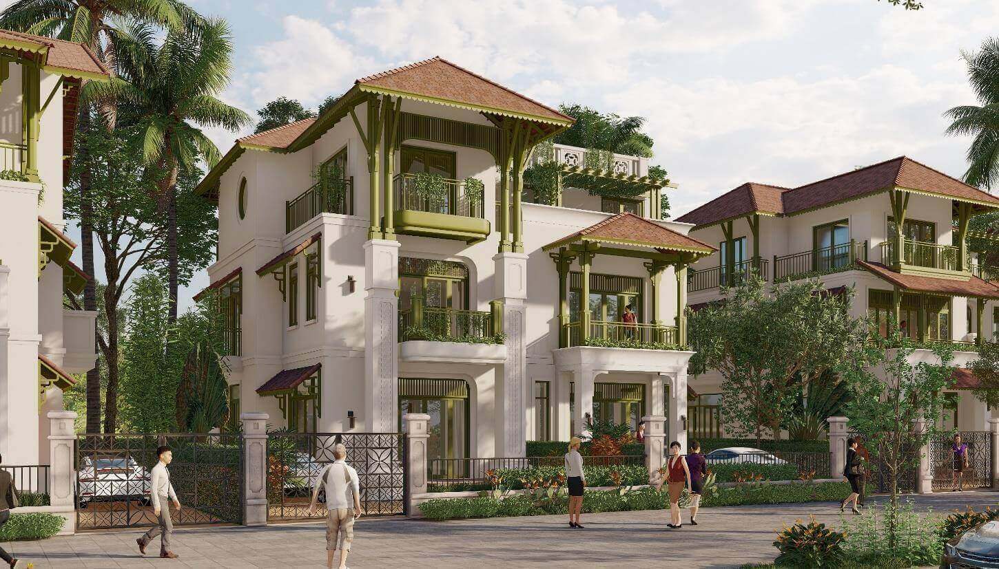 biệt thự đơn lập Emerald Park Mê Linh