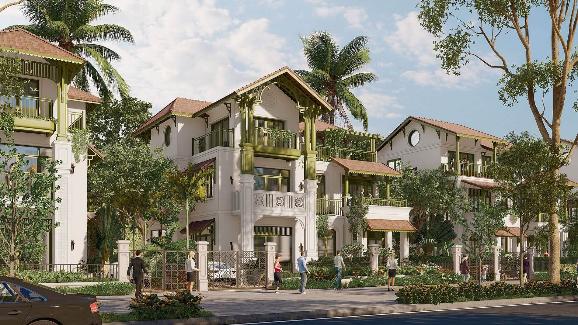 biệt thự đơn lập Emerald Park Mê Linh