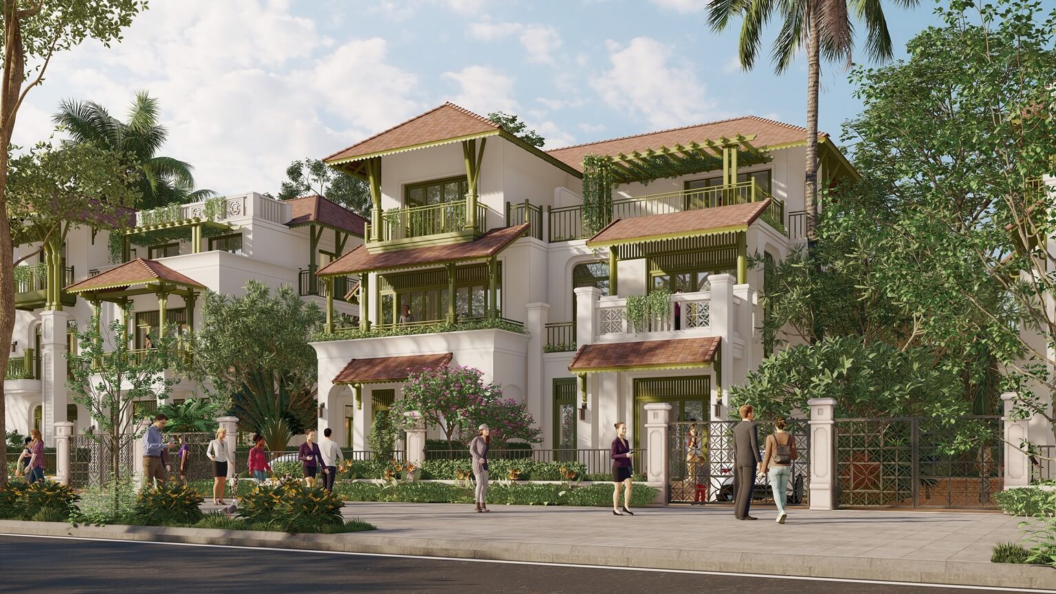 biệt thự đơn lập Emerald Park Mê Linh