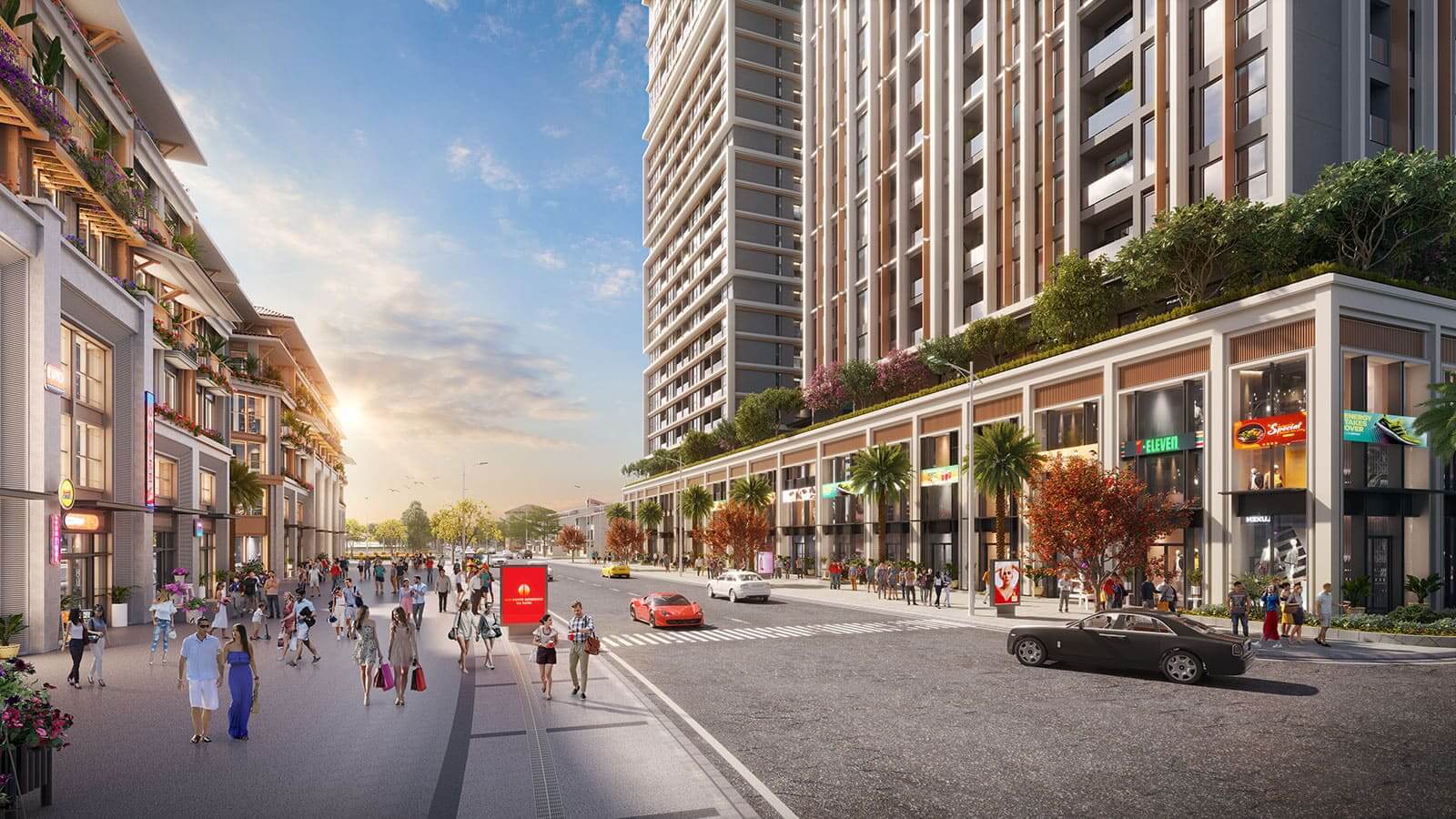 shophouse khối đế Emerald Park Mê Linh