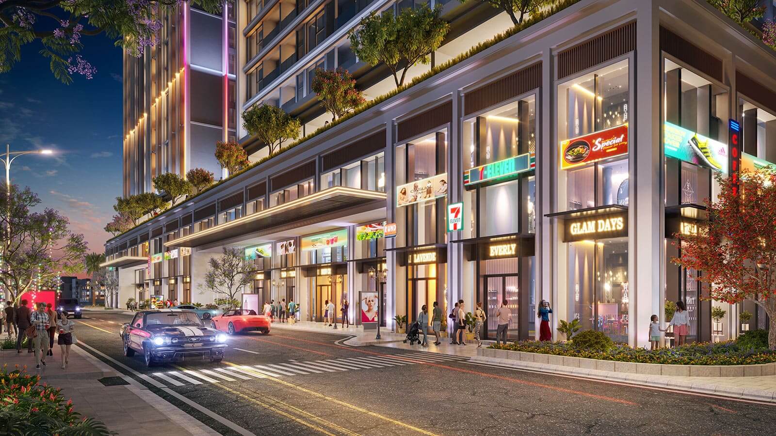 shophouse khối đế Emerald Park Mê Linh