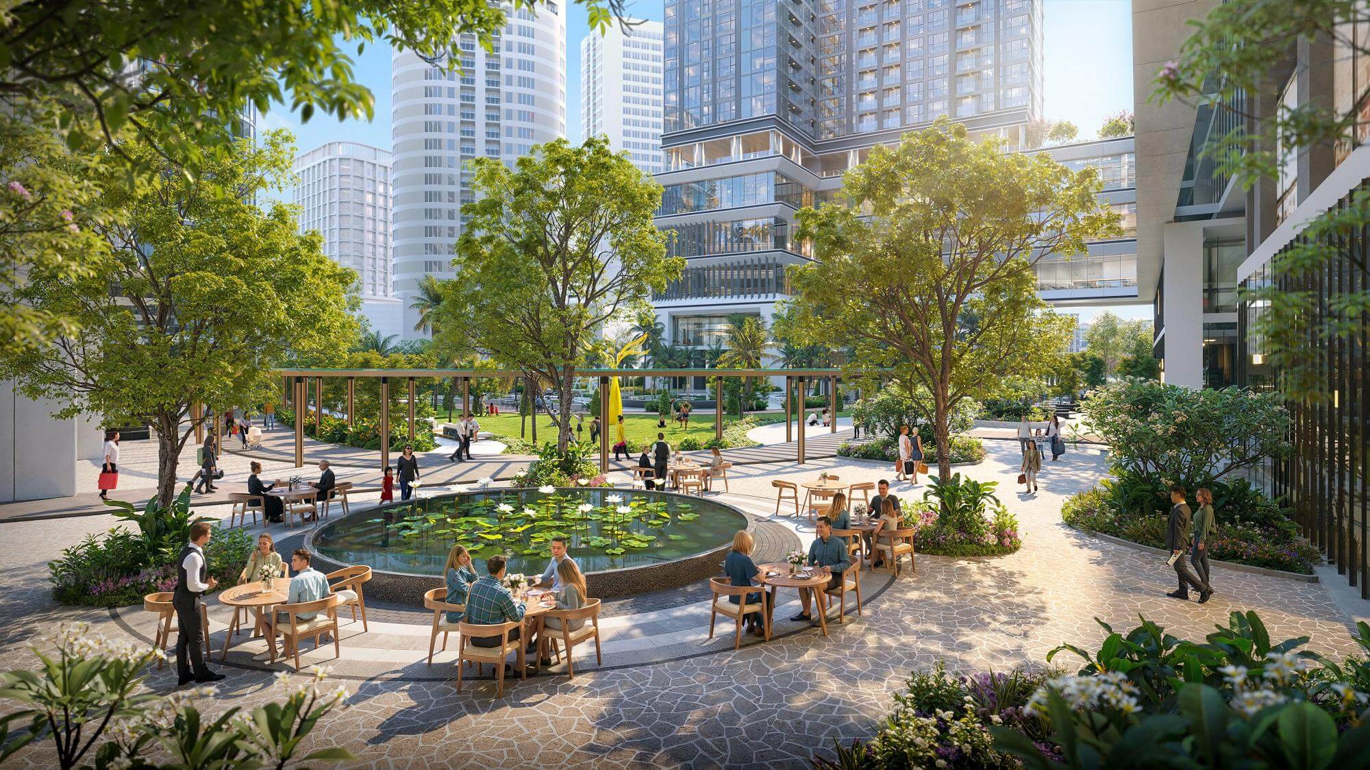 tiện ích dự án chung cư Emerald Park Mê Linh