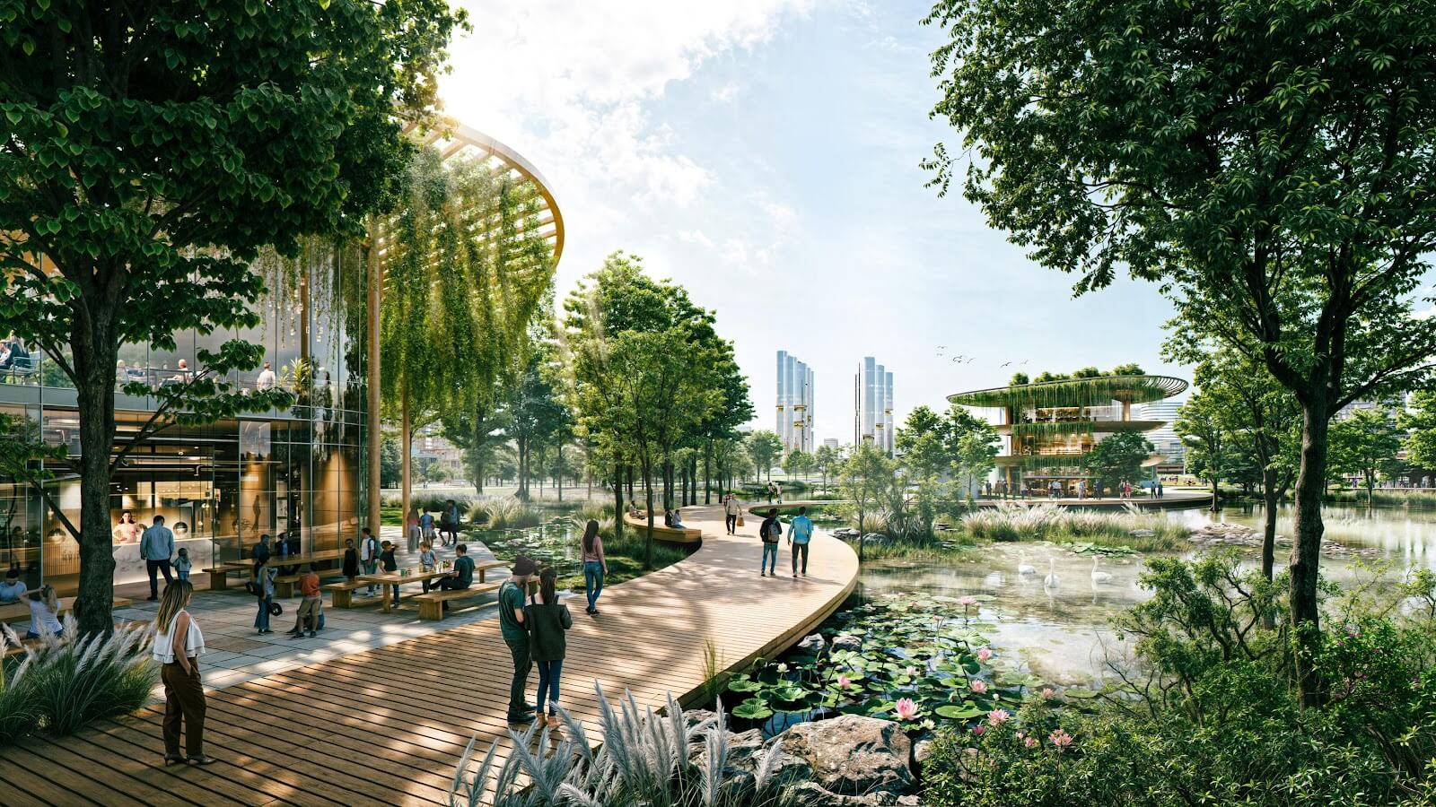 tiện ích dự án Emerald Park Mê Linh