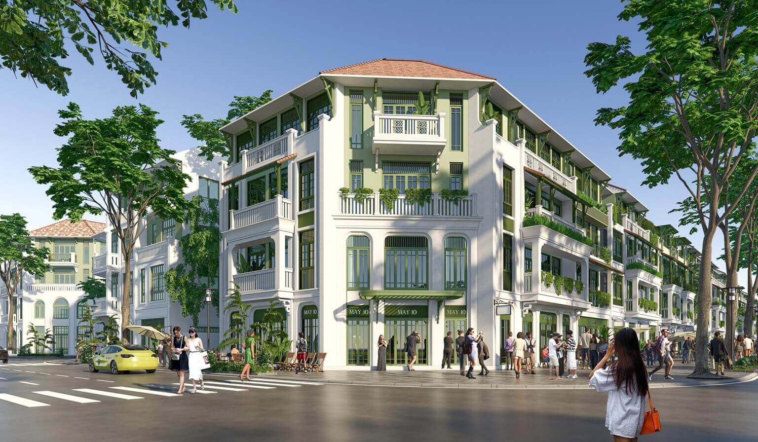 liền kề townhouse Emerald Park Mê Linh